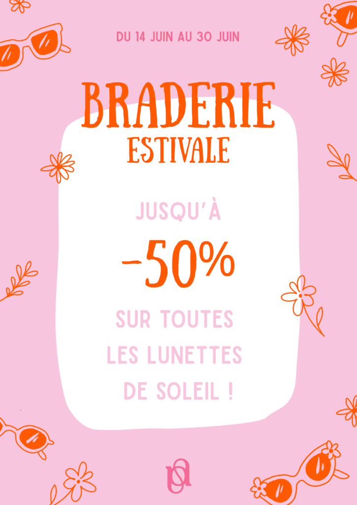 Braderie estival de lunettes de soleil chez LENETA du 14 au 30 juin 2025